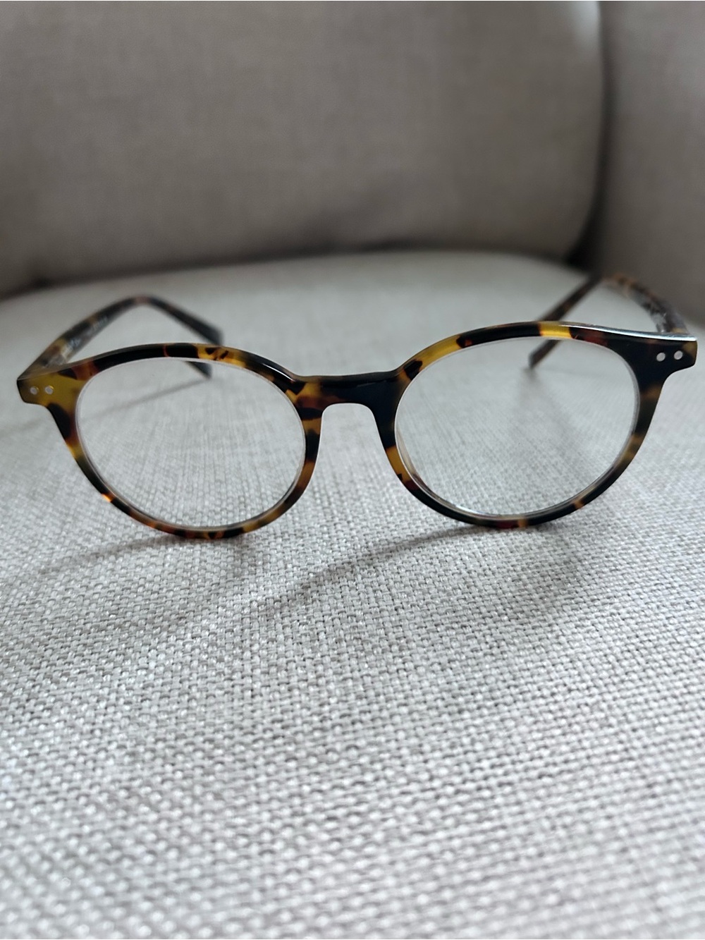 Eyebobs “Case Closed” Tortoiseshell Round Eyeglass Frames